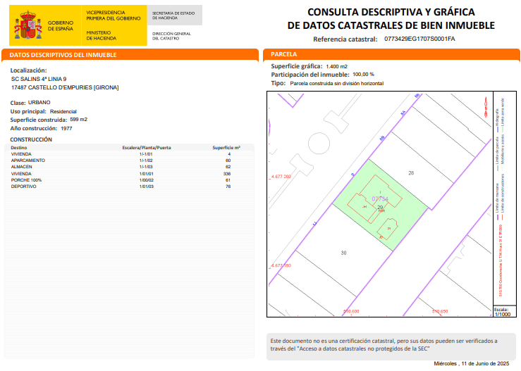 Planos Villa Canal · Empuriabrava